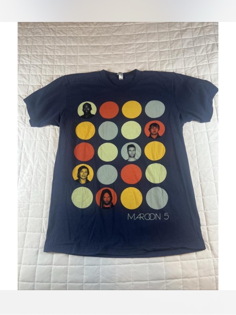Navy Graphic MAROON 5 Band Tee